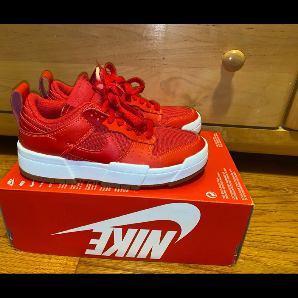 Nike Dunk Low Disrupt “Red Gum” Womens